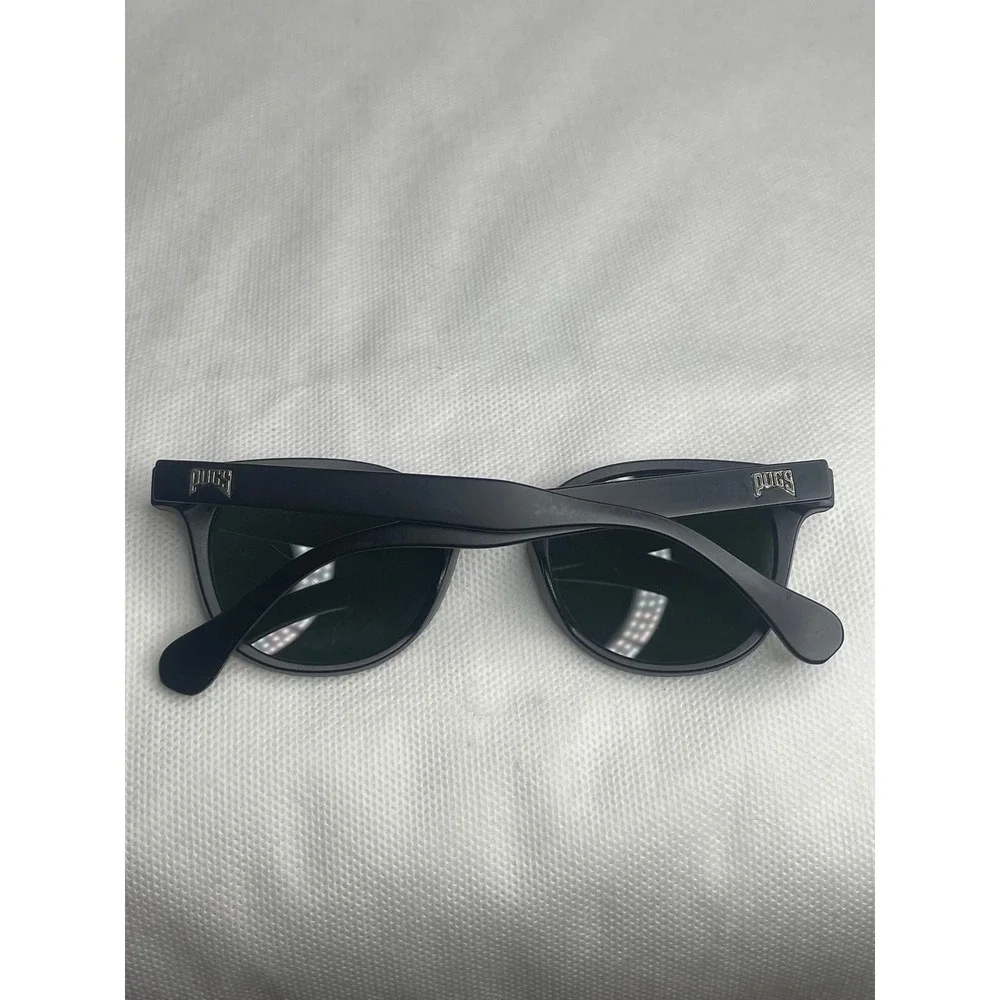 Pugs Classic Party Club Street Sunglasses Matte Black Smoke Gray Lens Style #04